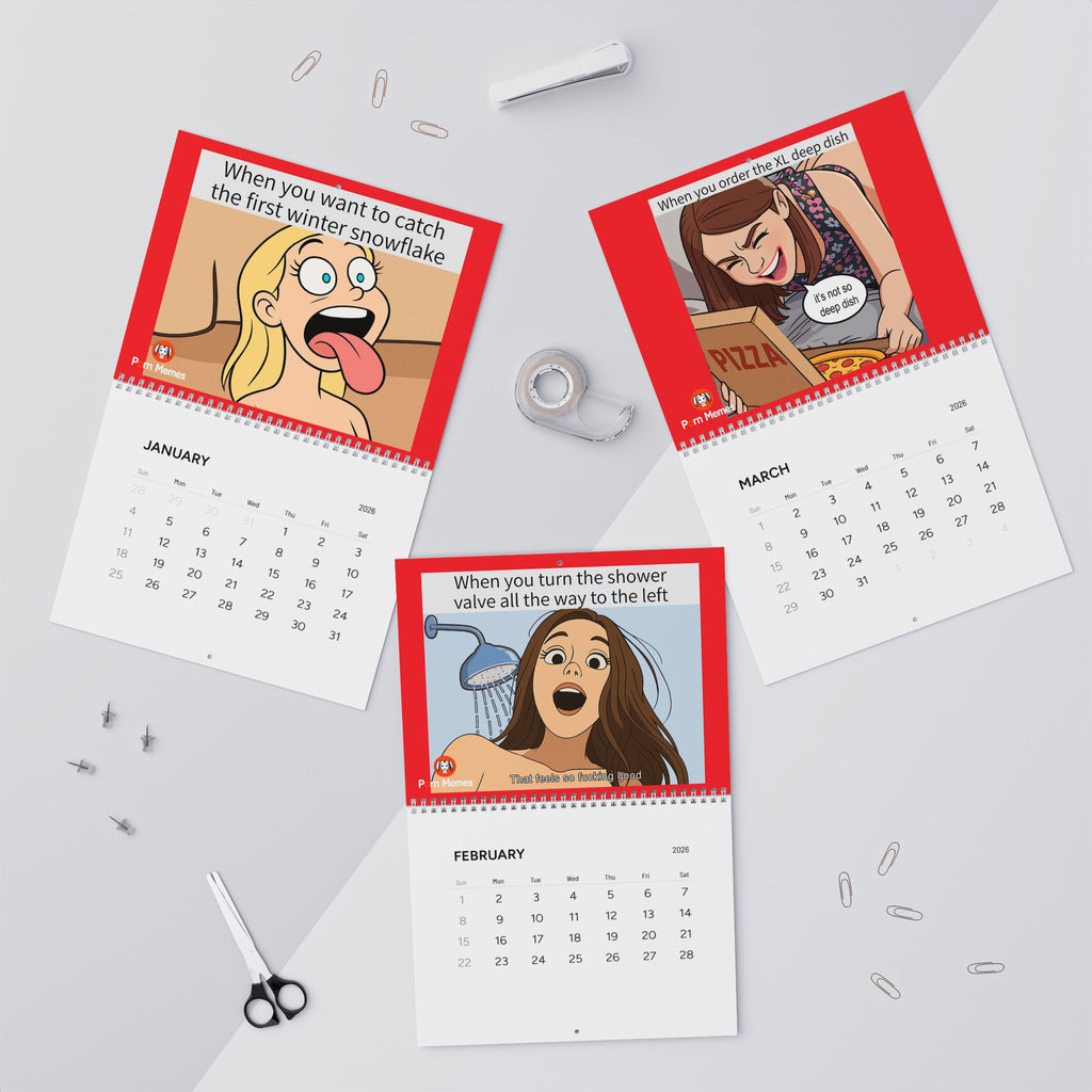 P Memes Wall Calendar (2026)