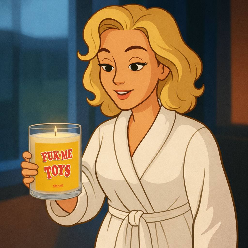 Fuk Me Toys Glass Candle (Wax Play)