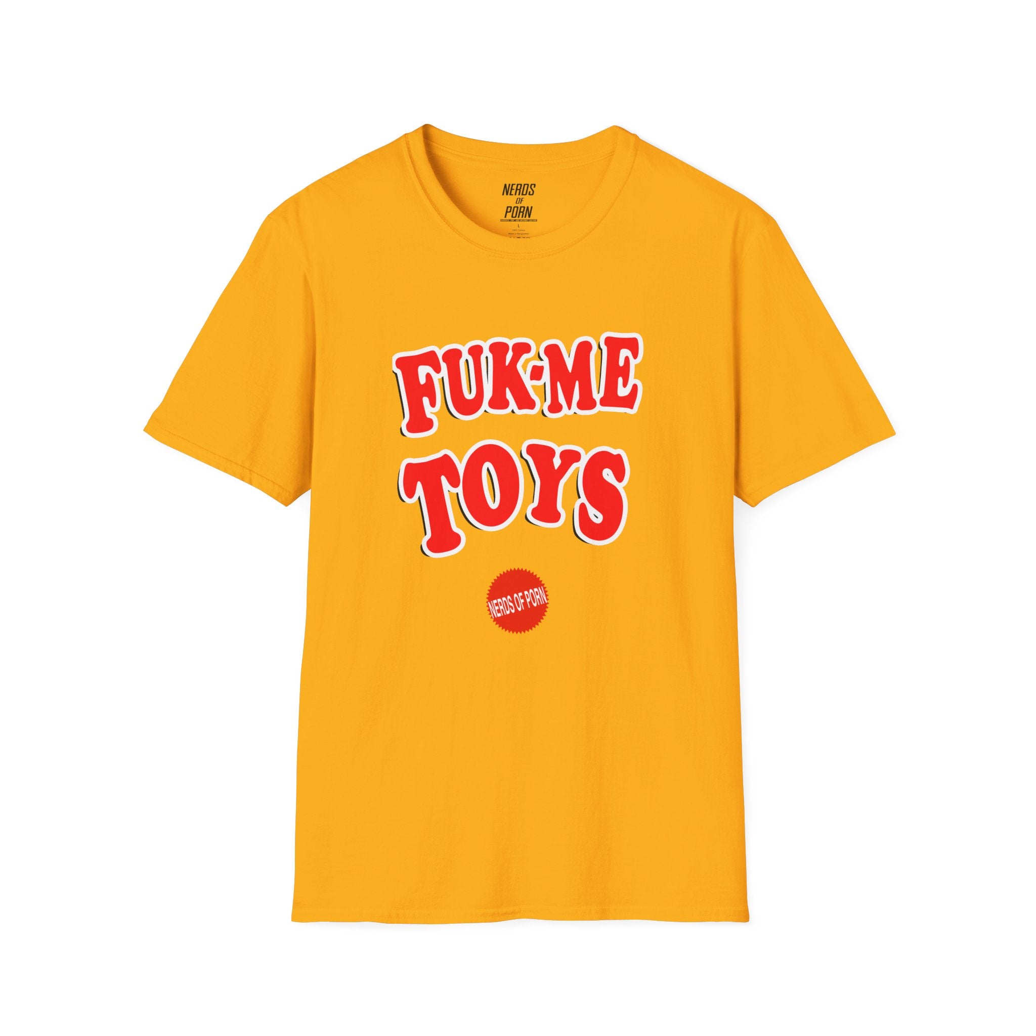 Fuk-Me Toys Tee (yellow, white)