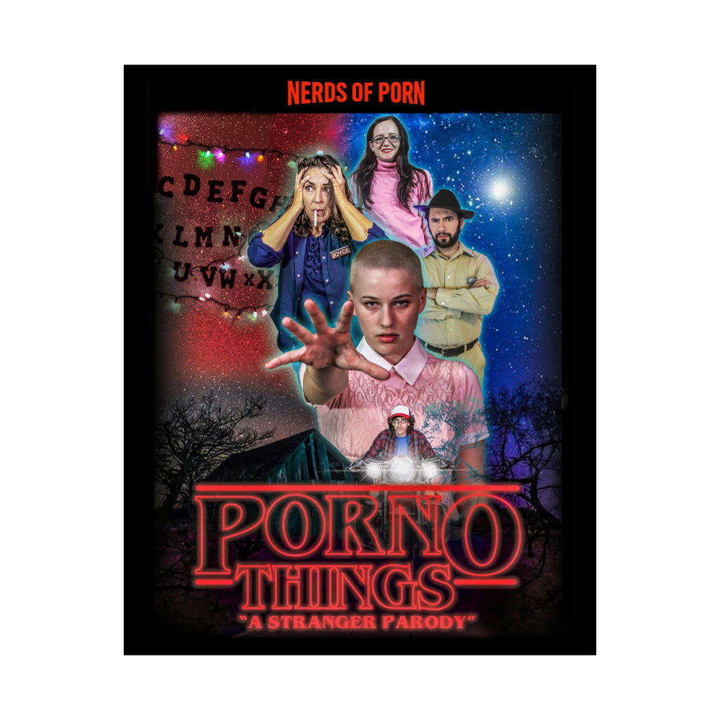P*rno Things: A Stranger Parody' Retro Horror Art Print
